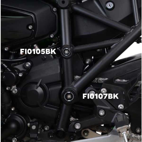 R&G Frame Plug for Kawasaki Ninja H2(R) '15-  & Ninja H2 SX '18- (LHS, Lower)